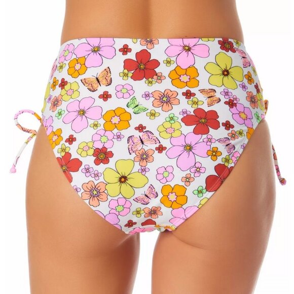 California Waves Cinch Side High Waist Bikini Bottom - Picture 8 of 8